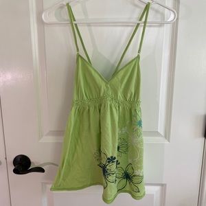 Vintage Hollister babydoll criss cross tank